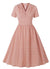 Robe Vintage Pin Up Rose Fleurs