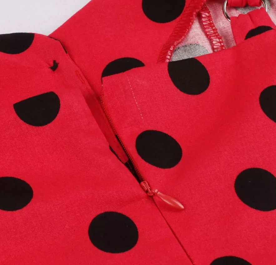 Robe Vintage Pin Up Rouge Pois