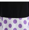 Robe Vintage Pin Up Violet Pois
