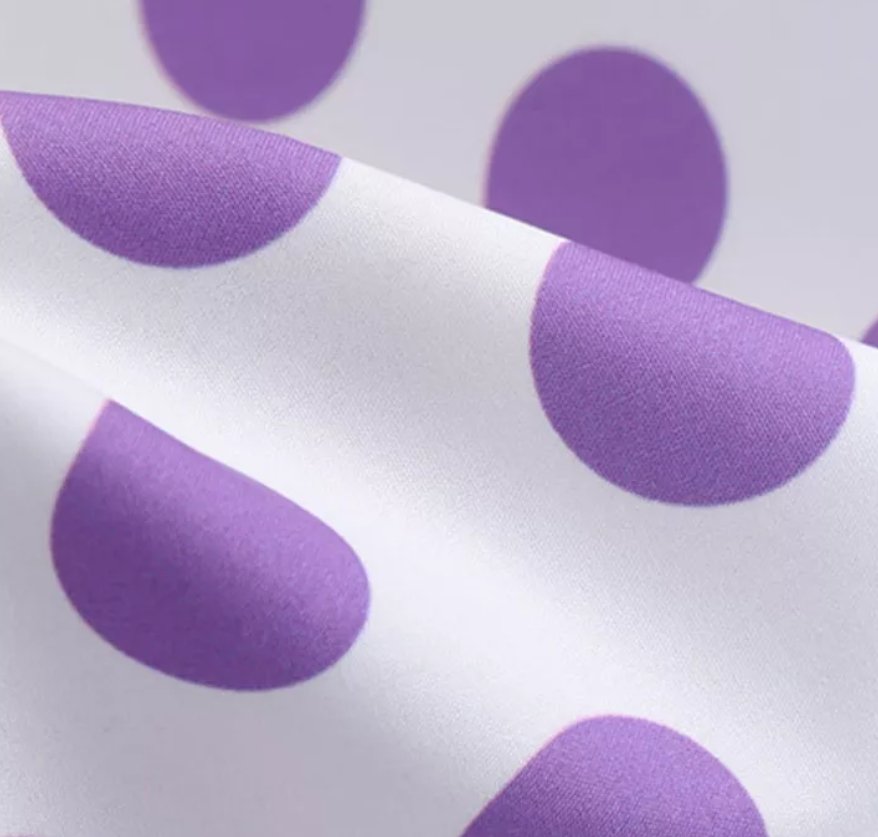 Robe Vintage Pin Up Violet Pois