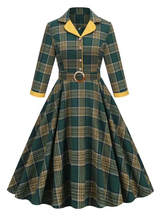 Robe Vintage Plissée