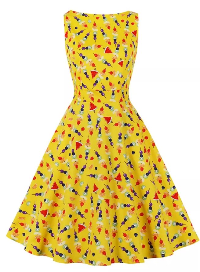 Robe Vintage Poches Latérales