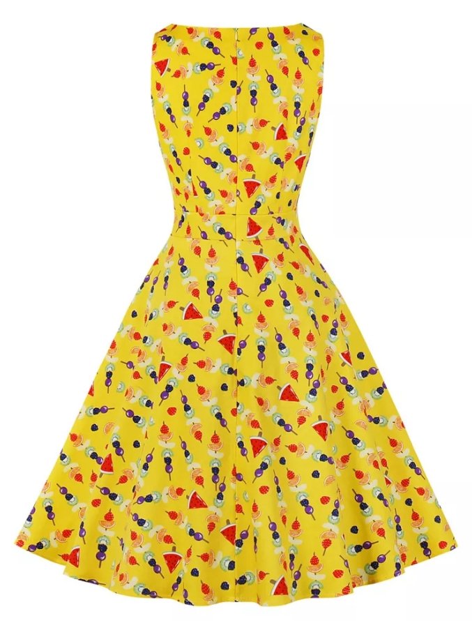 Robe Vintage Poches Latérales