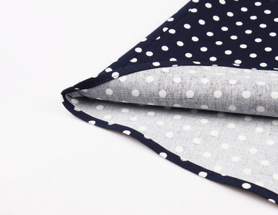 Robe Vintage Pois Marine