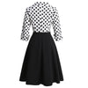 Robe Vintage Pois Noirs