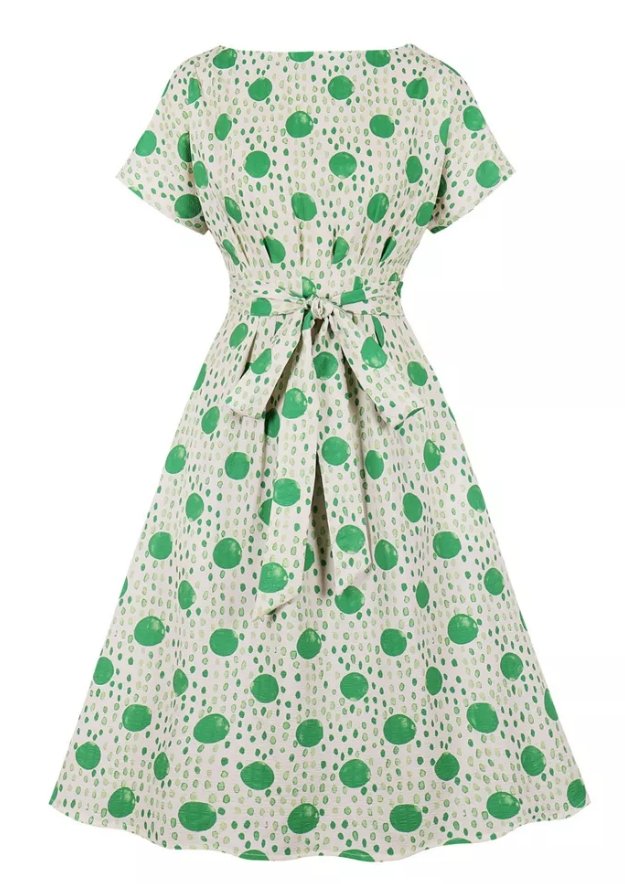 Robe Vintage Pois Rayures