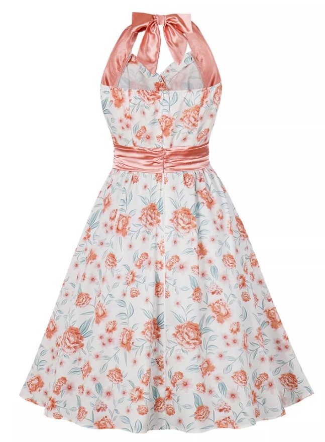 Robe Vintage Pour Mariage Rose