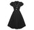 Robe Vintage Preppy Noir