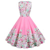 Robe Vintage Princesse Rose Fleurs