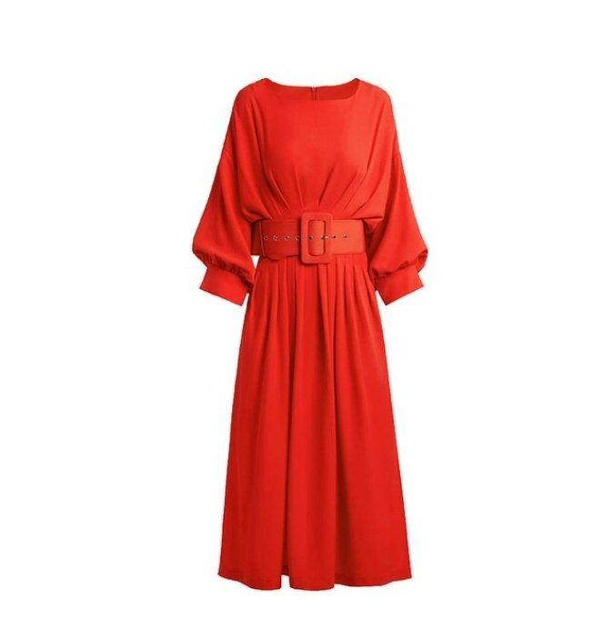 Robe Vintage Qualité Rouge
