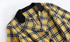 Robe Vintage Rayée Jaune et Noir