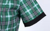 Robe Vintage Rayée Vert et Noir