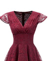 Robe Vintage Récéption Rouge
