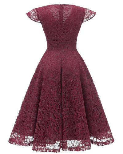 Robe Vintage Récéption Rouge