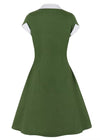 Robe Vintage Rockabilly 50s Vert