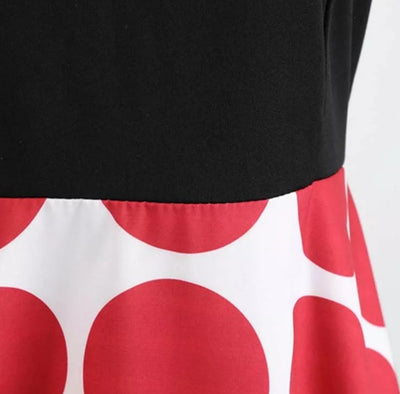 Robe Vintage Rockabilly Rouge et Noire