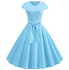 Robe Vintage Romantique Ciel