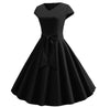Robe Vintage Romantique Noir