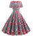 Robe Vintage Romantique Noir Carreaux