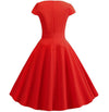 Robe Vintage Romantique Rouge