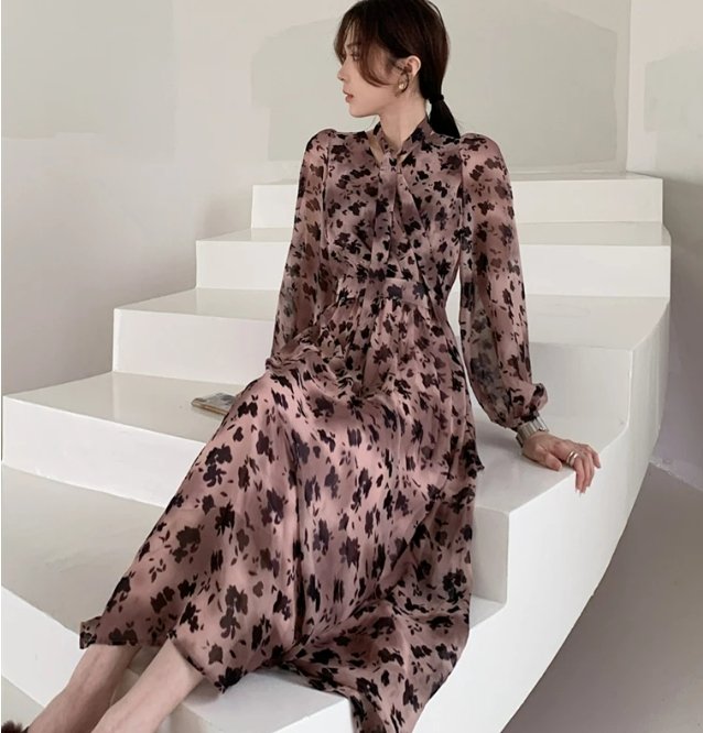 Robe Vintage Rose 1940s