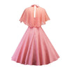 Robe Vintage Rose avec Voile
