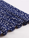 Robe Vintage Bleue Coeurs
