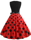 Robe Vintage Rouge Moderne