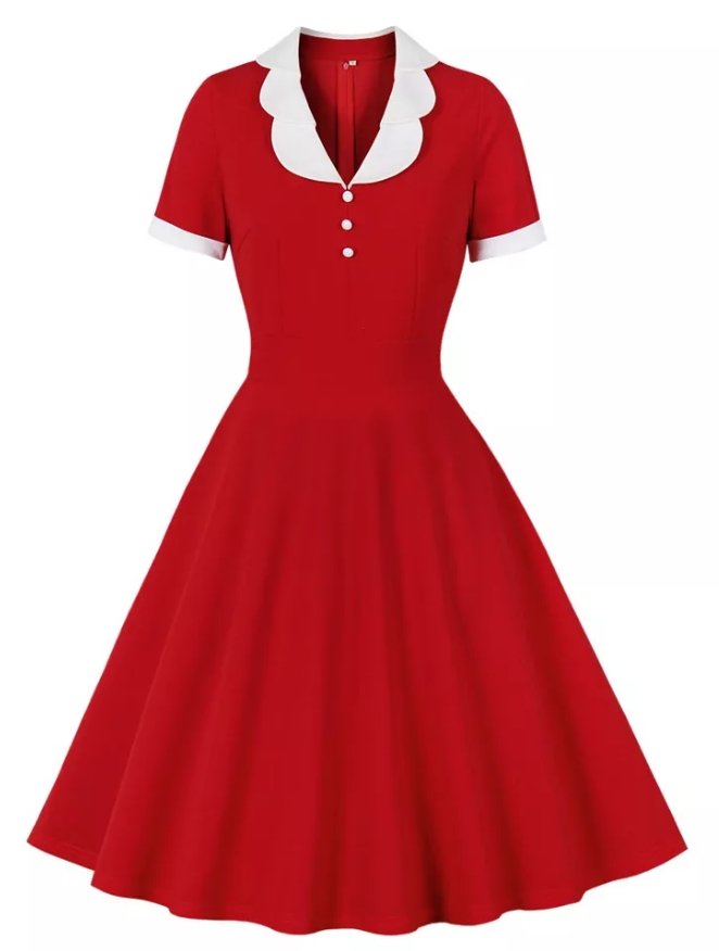 Robe Vintage Rouge Passion
