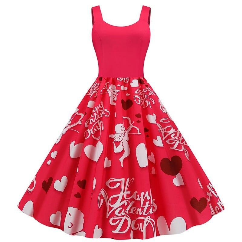 Robe Vintage Saint Valentin Cupidon