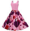 Robe Vintage Saint Valentin Rose