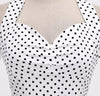 Robe Vintage Sexy Pin Up Blanc