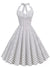 Robe Vintage Sexy Pin Up Blanc