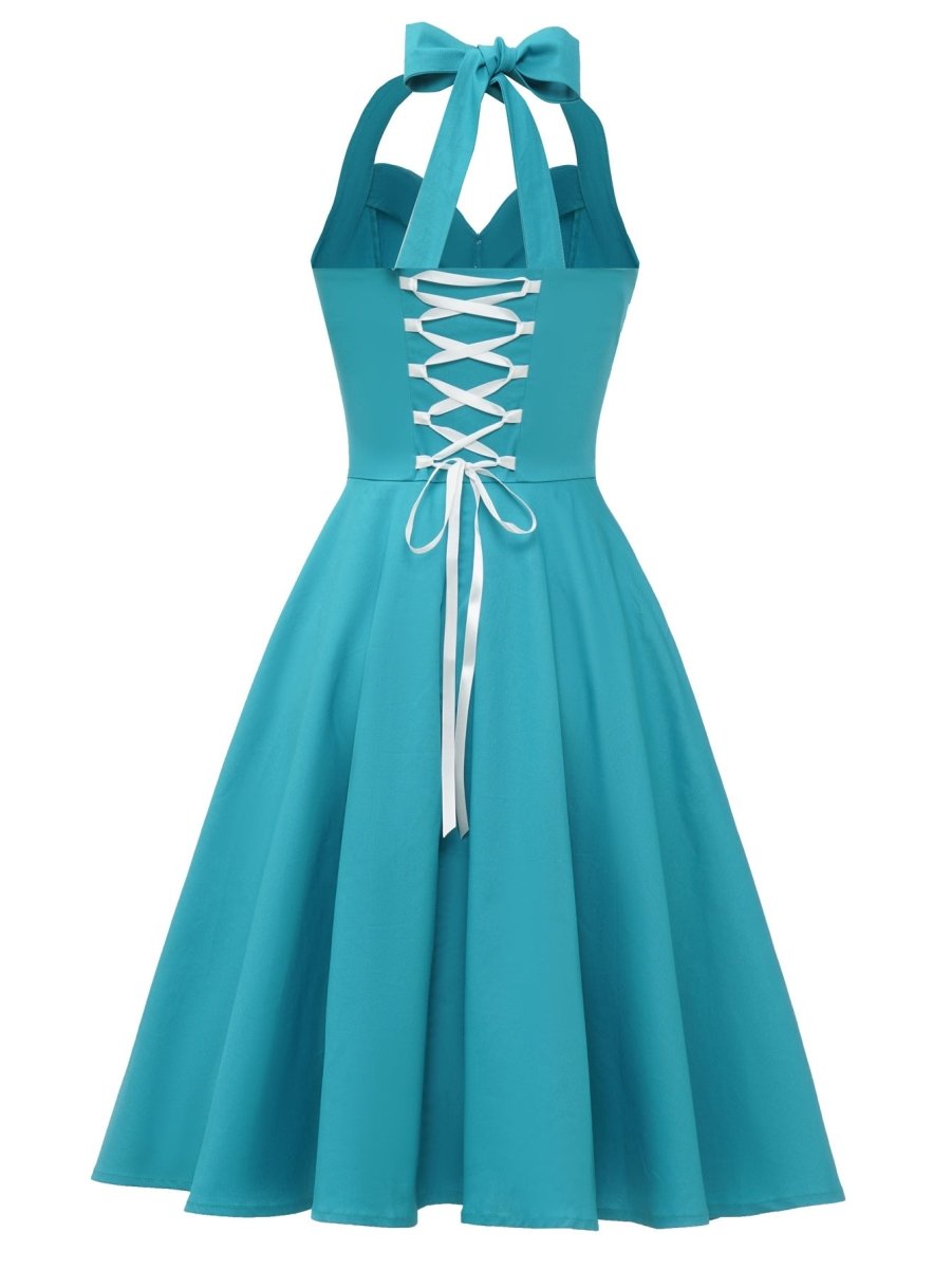 Robe Vintage Sexy Pin Up Ciel