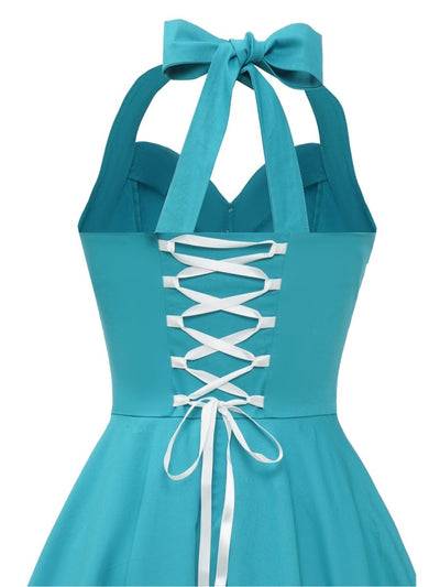 Robe Vintage Sexy Pin Up Ciel