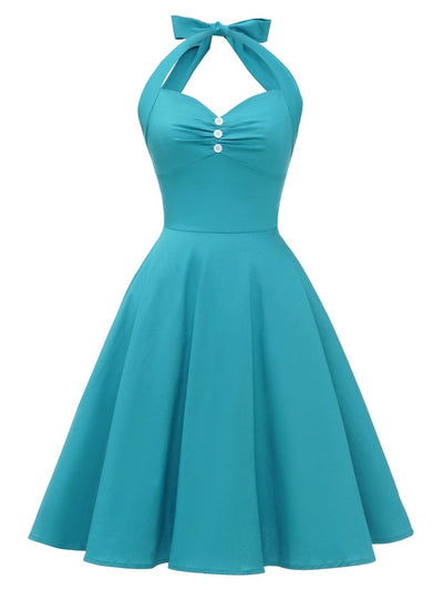 Robe Vintage Sexy Pin Up Ciel