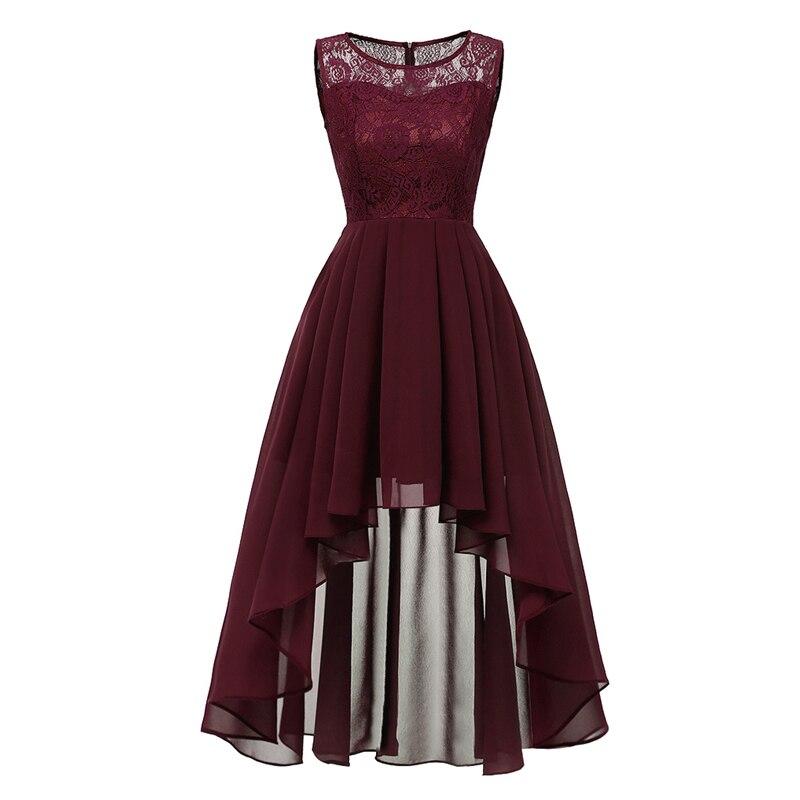 Robe Vintage Soirée Chic Bordeaux