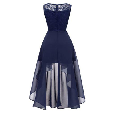 Robe Vintage Soirée Chic Marine