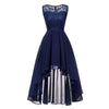 Robe Vintage Soirée Chic Marine
