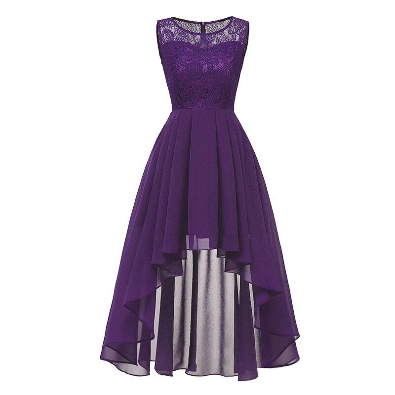 Robe Vintage Soirée Chic Violet