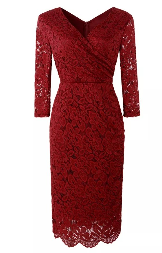 Robe tailleur rouge hotsell
