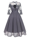 Robe Vintage Tendance Gris