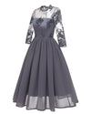 Robe Vintage Tendance Gris