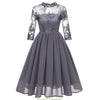 Robe Vintage Tendance Gris