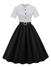 Robe Vintage Tendance Noir