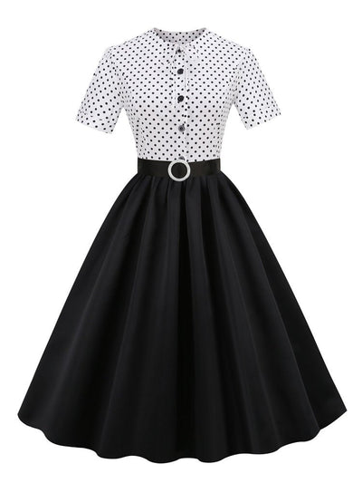 Robe Vintage Tendance Noir
