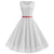 Robe Vintage Trapeze Blanc