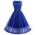 Robe Vintage Trapeze Bleu