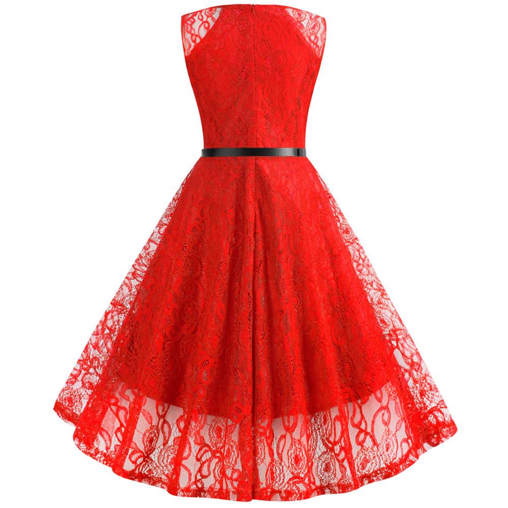 Robe Vintage Trapeze Rouge
