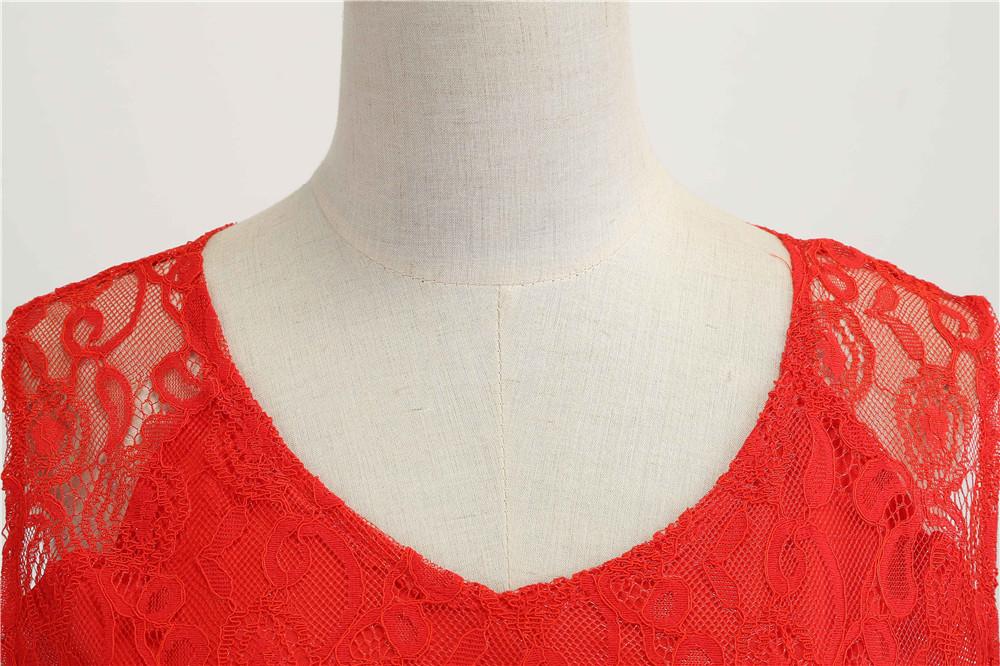 Robe Vintage Trapeze Rouge